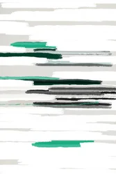 Smaragdgroen penseelstreekritme