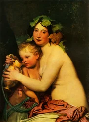Amor en de Bacchante, 1828, 1965