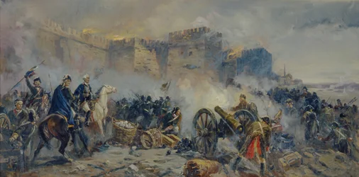 Russisch leger veroverde Izmail fort