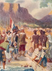 De landing van Van Riebeck