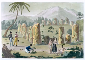 Huis van de Ouden, eiland Tinian, ca. 1820-1839