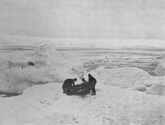 Lancering van de kinderwagen, ca. 1911, 1913