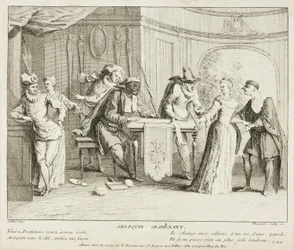 Plaat uit Livre de Scènes Comiques