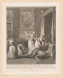 Vrouwen vinden een lichaam onder een bed