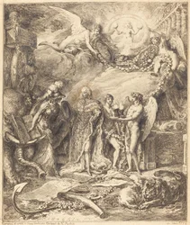 Allegorie op het huwelijk van de graaf van Provence