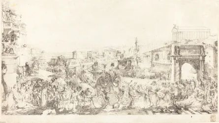 Triomf van Pompeius in Rome