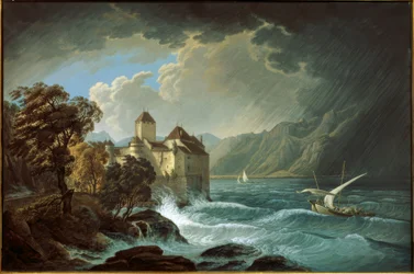 Chillon in de storm