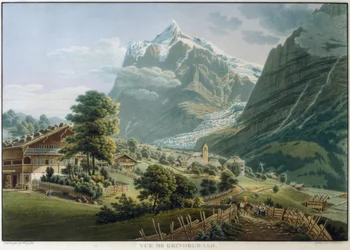 Uitzicht op Grindelwald