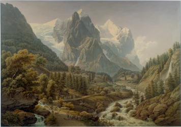 Wetterhorn en Rosenlaui