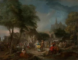 De Landdans, ca.1760-1762 (olieverf op doek)