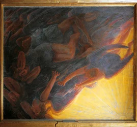 Val van Engelen, drieluik centraal paneel