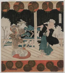 De Dans in Furuichi voor de Hisagataya Groep