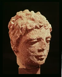 Hoofd van een godheid