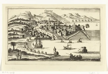 Gezicht op Chios