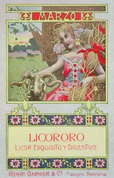 Maart, uit een kalender voor Henri Garnier & Co.