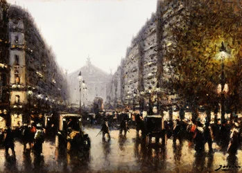 Een Straatscène, Parijs