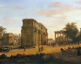 Boog van Septimius Severus in Rome (detail)