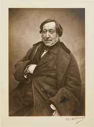 Portret van Gioachino Rossini, 1856