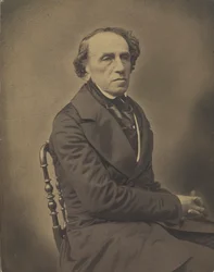 Portret van de componist Giacomo Meyerbeer
