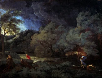 Stormachtig landschap