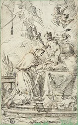 De heilige Antonius van Padua en het Kindje Jezus