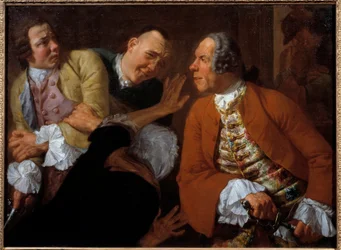 Het gevecht tussen heren