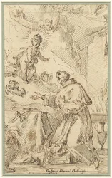 Het Christuskind verschijnt aan H. Antonius van Padua