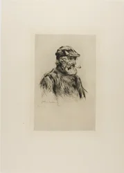 Portret van een Oude Visser