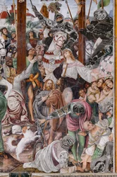 Detail van de "Kruisiging", uit "Het leven en de Passie van Christus"