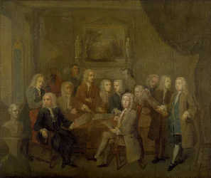 Een Vergadering van Virtuozen, 18e eeuw