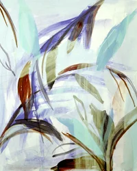 Vloeiende abstracte bladeren