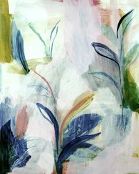 Zacht, abstract bladwerk