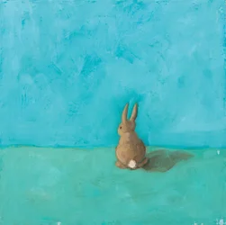 Little Bun, 2018 (olieverf op board)