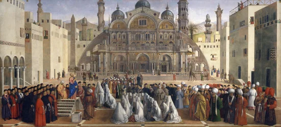 Sint Marcus predikt in Alexandrië, Egypte