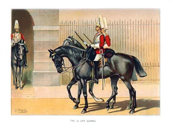 De 1e Life Guards, ca. 1890