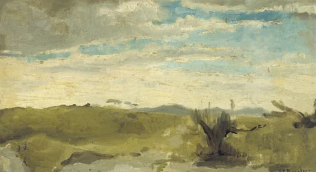 Uitzicht in de duinen bij Dekkersduin