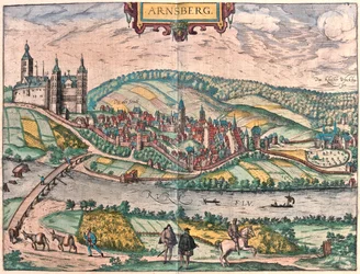 Arnsberg, Duitsland - in 