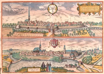 Krempe, Rendsburg, Duitsland - in 