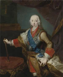 Portret van Tsaar Peter III van Rusland 1728-1762
