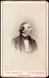 Portret van Hans Christian Andersen