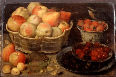 Stilleven met fruit, laat 16de begin 17de eeuw