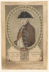 Portret van Frederik Willem II, koning van Pruisen