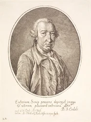 Portret van Barthold Johan Lodde, vertaler