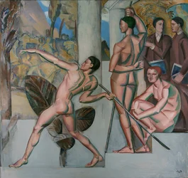 Mens sana in corpore sano Een gezonde geest in een gezond lichaam, 1912