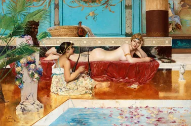 De Romeinse baden, 1882
