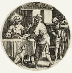 De Hongerigen Voeden, uit De Zeven Werken van Barmhartigheid