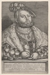 Portret van Johann Friedrich de Grootmoedige, keurvorst van Saksen