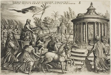 De Triomf van Kuisheid, plaat twee uit De Triomfen van Petrarca