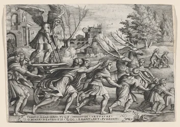 De Triomf van de Tijd op Roem, uit De Triomfen van Petrarca