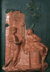 Christus en de Samaritaanse vrouw bij de put